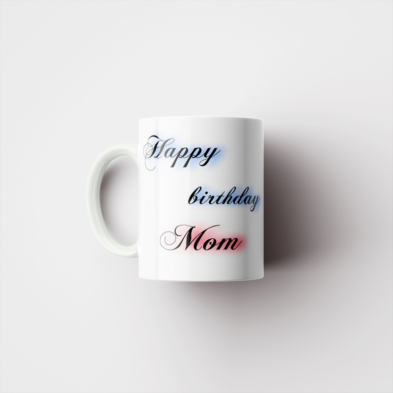 ماگ پادآفرین مدل تولدت مبارک mom کد p8370