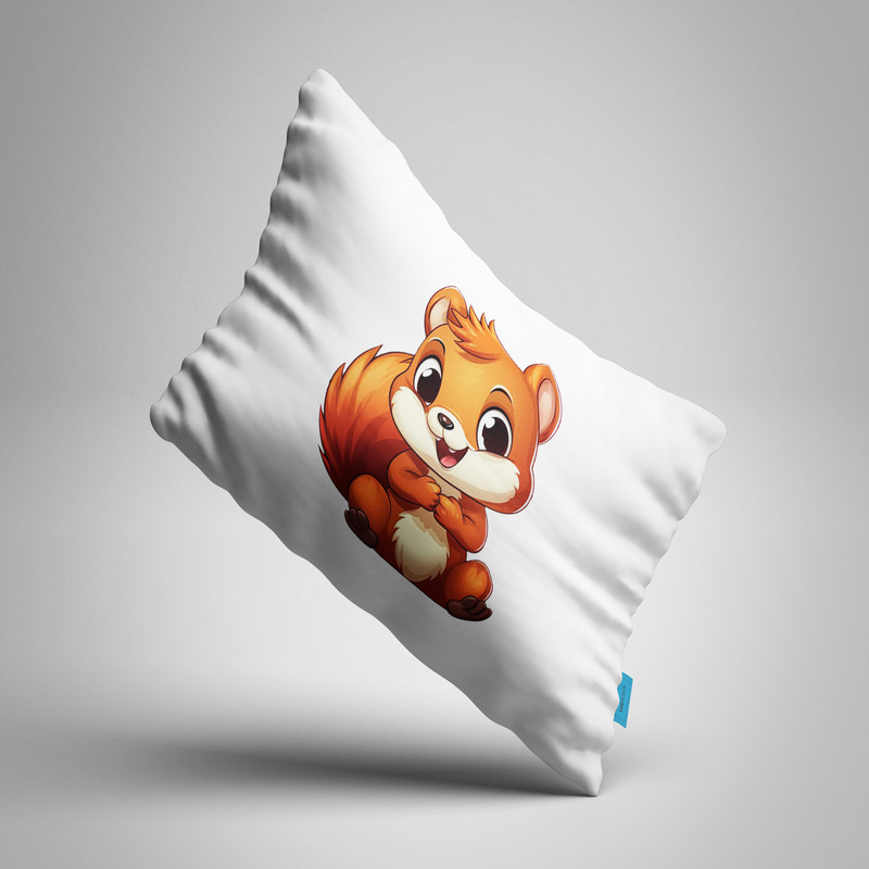 بالش کودک ناریکو مدل بچه گانه طرح سنجاب بامزه کد 01154